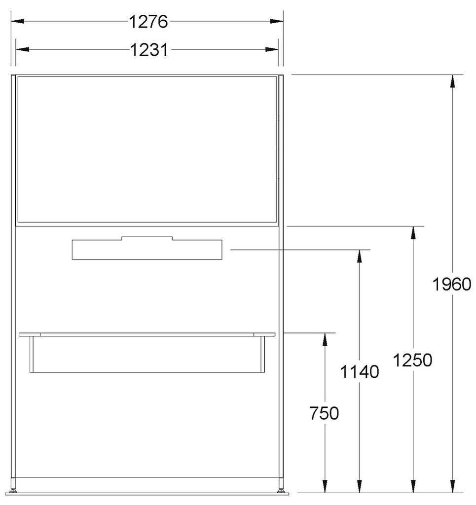 MeetingWall X-Line BZ40 och Poly Studio