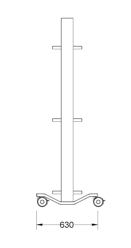 FlexWall Mobile Shelf