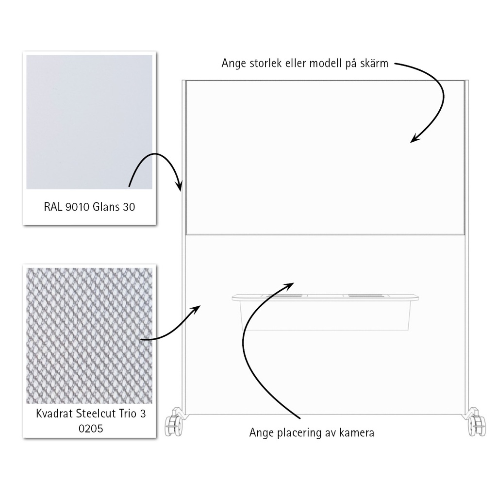 [49505] Mobile X-Line Custom Shop (White / Light Standard Fabric)