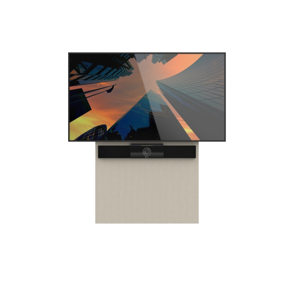 [49746] MeetingPanel Max (White / Light Standard Fabric, Poly Studio 2, <55")