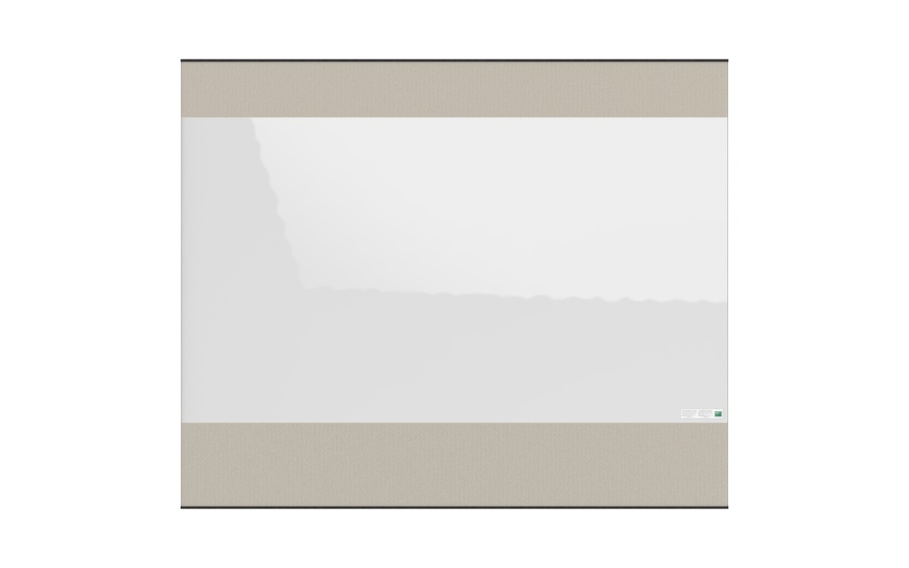 [49167] MeetingFrame X-Line Custom Shop Whiteboardmodul (White / Light Standard Fabric)