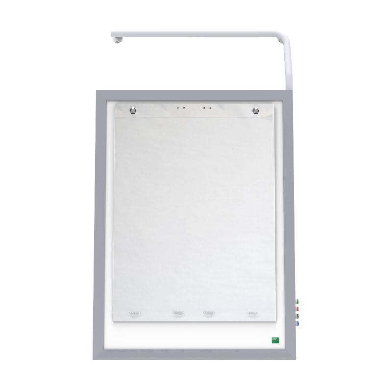 [11134] X-Line Flipchart (Anodised, White melamine)
