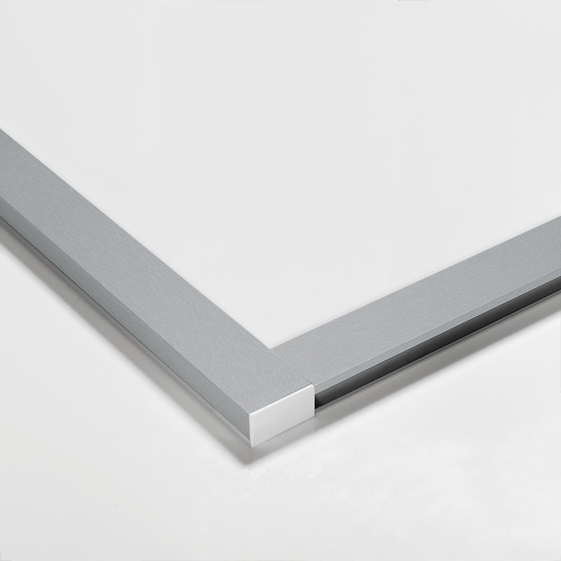 [13001] DesignLine Skrivtavla med ram (Naturanodiserad, 1252x952mm)