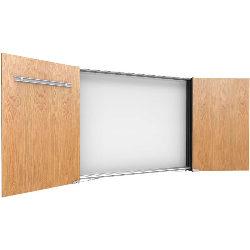 [15863] X-Line Conference Cabinet (Beech laminate, Black)