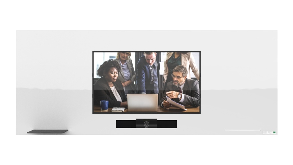 [49522] DesignLine Hybridskrivtavla (3000x1200mm, Poly Studio (Lounge), Sony BZ30)