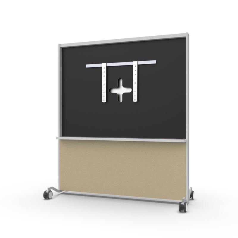 [42001] FlexWall Mobile Presentation (Vit / Ljust standardtyg)