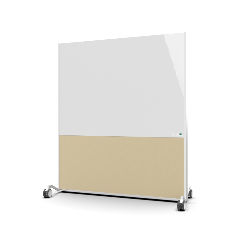 [42007] FlexWall Mobile Whiteboard (White / Light Standard Fabric)