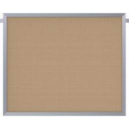 Notice board for AV-rail